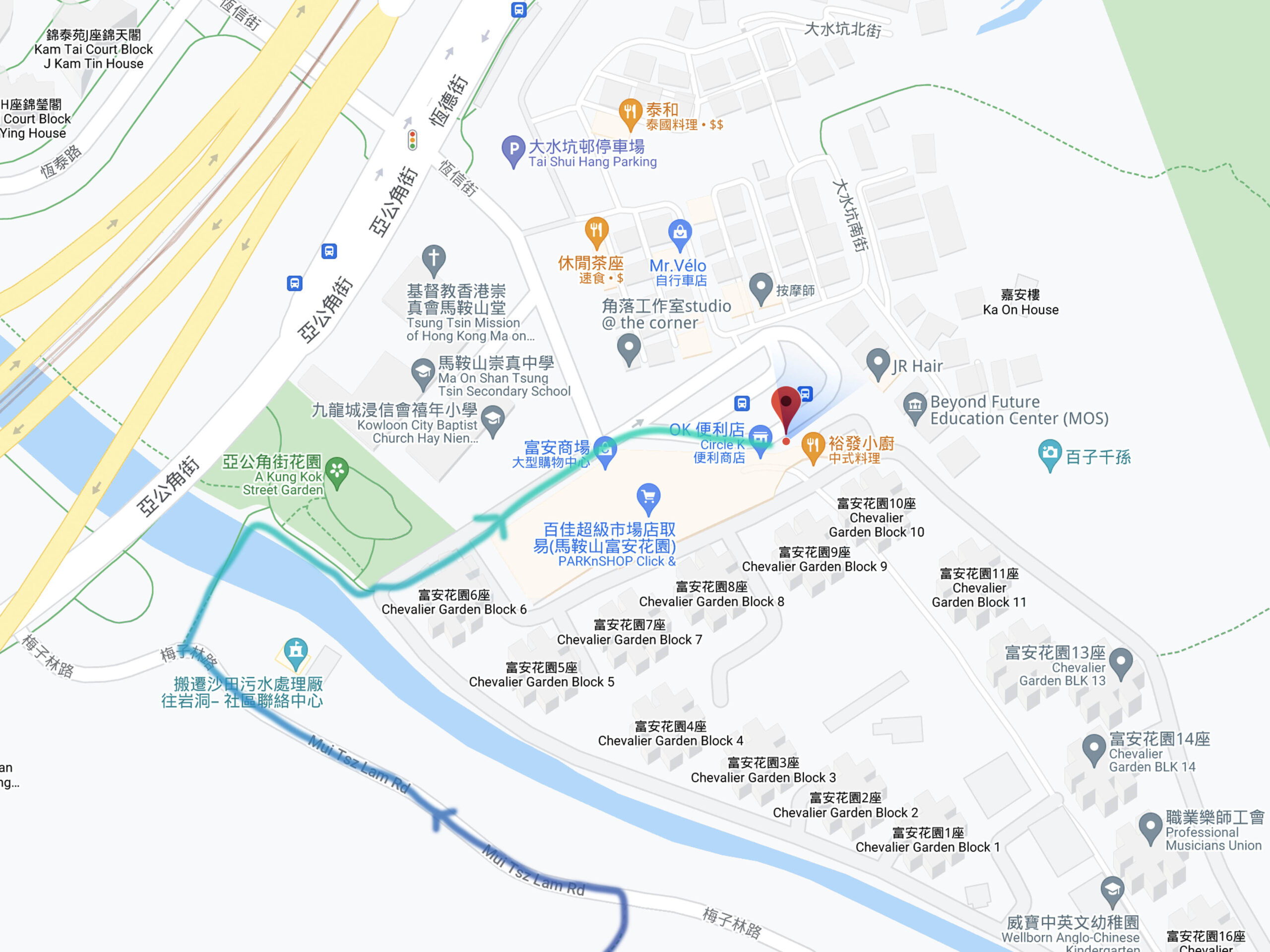 富安花園 • 巴士站