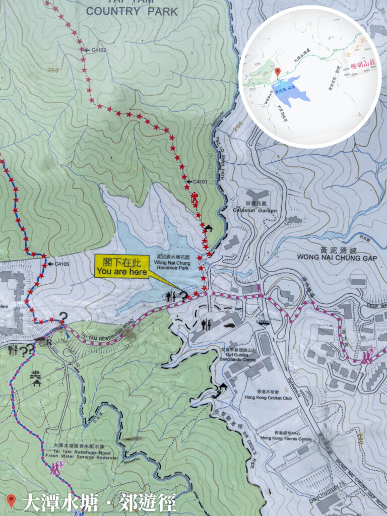 大潭郊遊徑 • 地圖資訊牌《2》