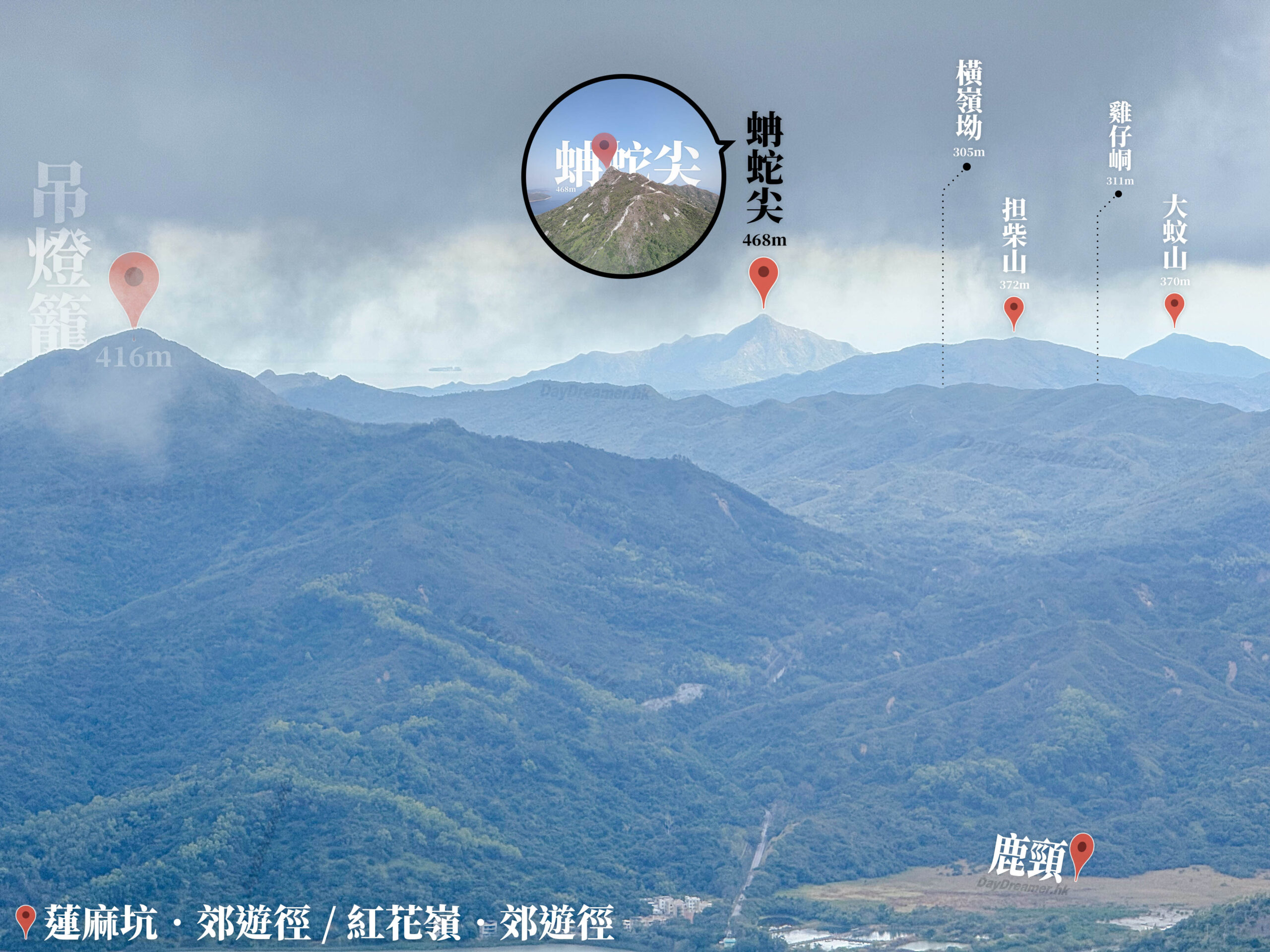 遠眺 • 吊燈籠 / 蚺蛇尖《貳》