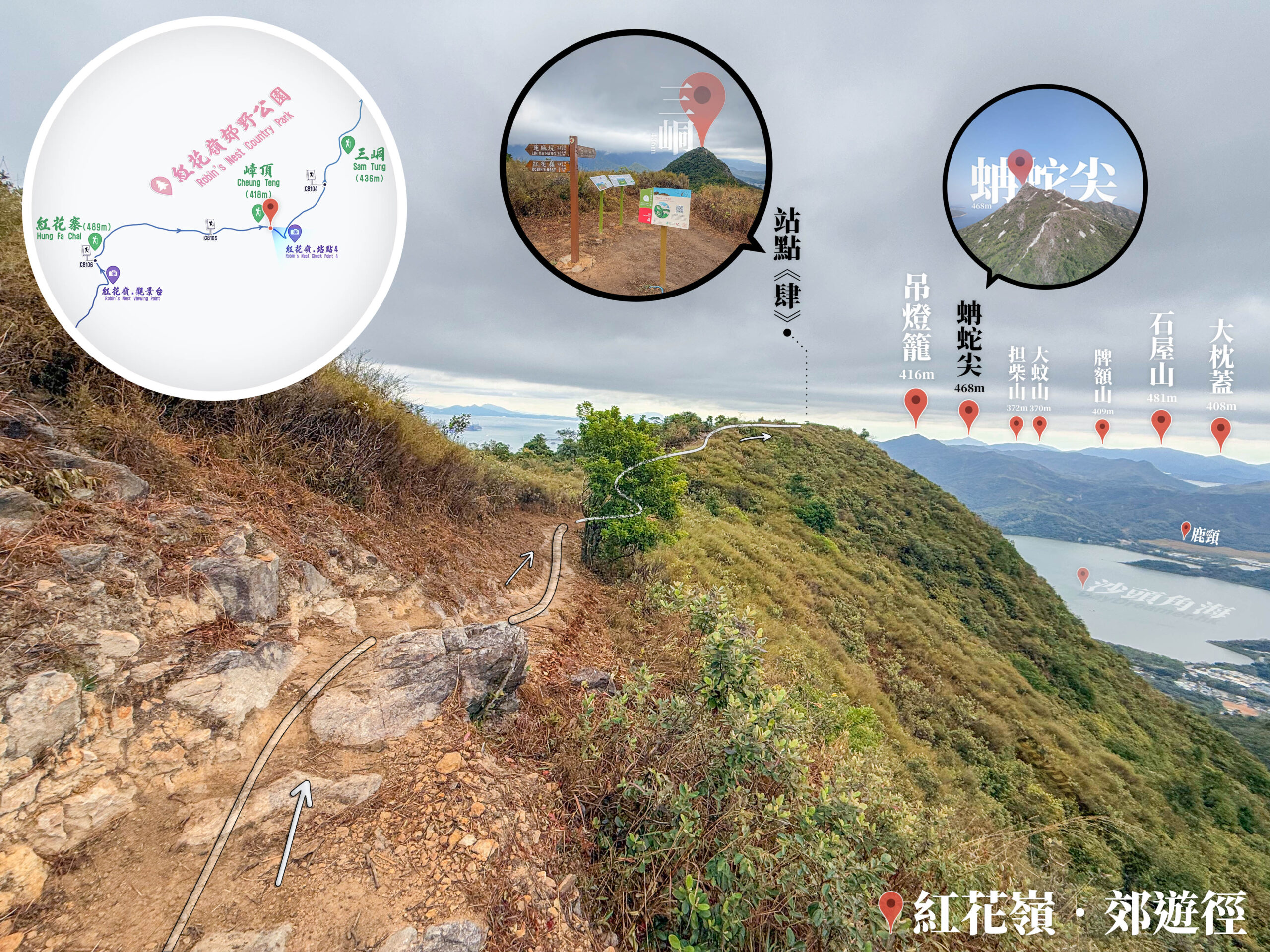 嶂頂《山腰小路》